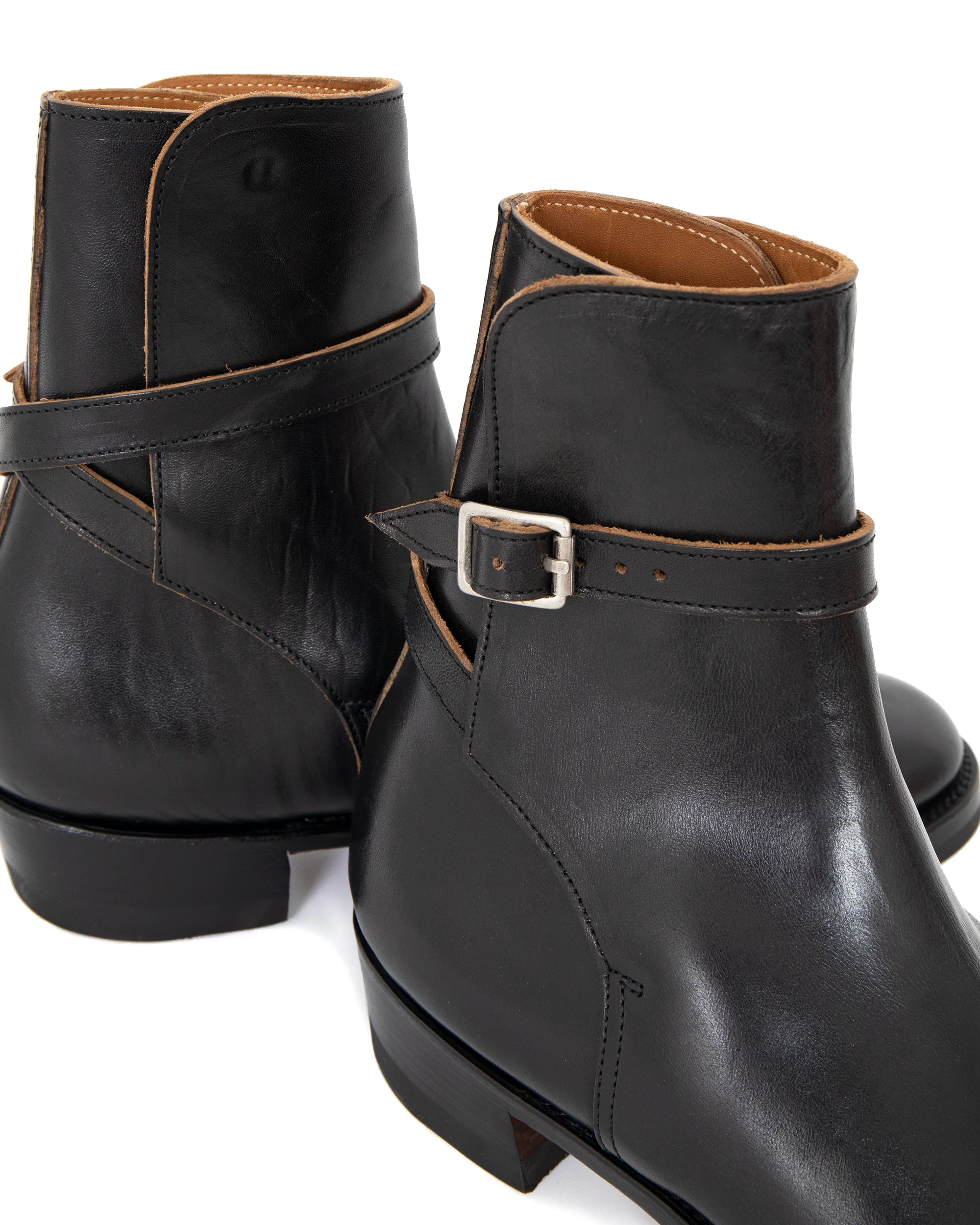 Clinch Jodhpur Boots, CN Last, Horsebutt Overdye Black - Image 4