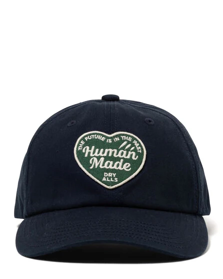 Human Made 6 Panel Twill Cap, Navy