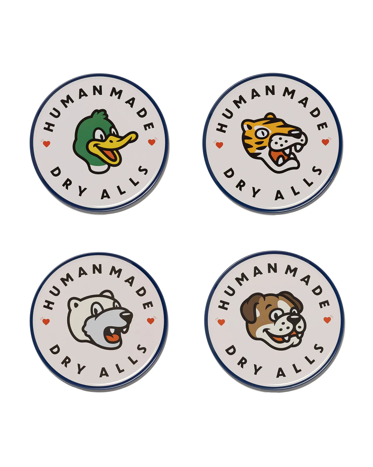 Human Made Animal Coaster Set