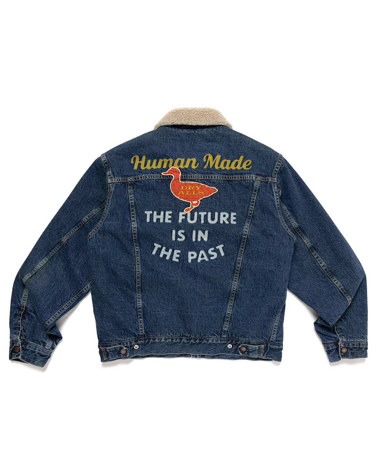 Human Made Boa Lined Denim Jacket - Image 3