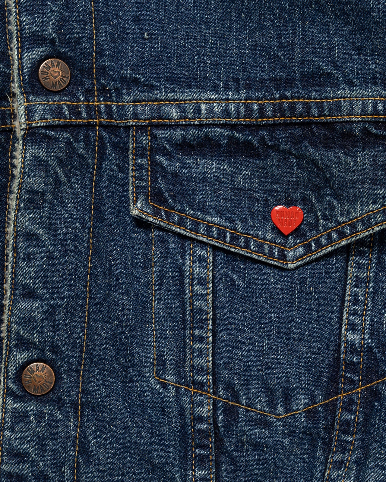 Human Made Boa Lined Denim Jacket - Image 5