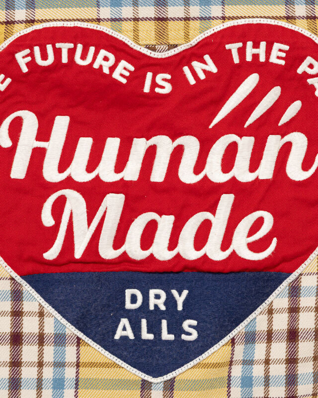 Human Made Check Shirt, Yellow - Image 5