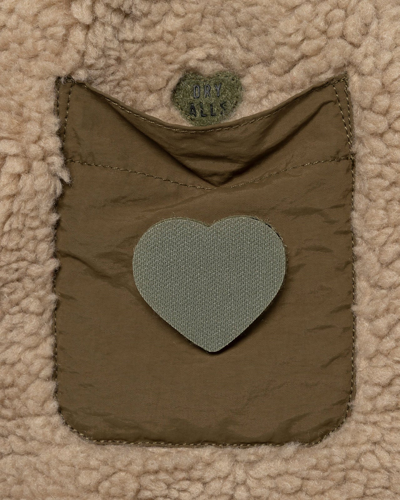 Human Made Fleece Jacket, Beige - Image 4