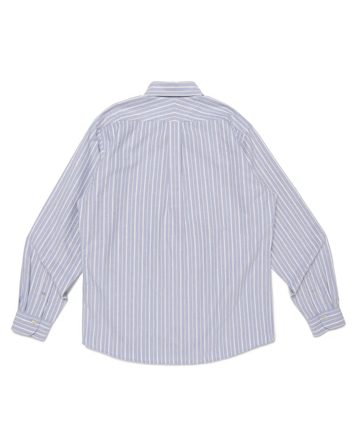 Human Made Stripe Ox B.D Shirt, Blue - Image 3