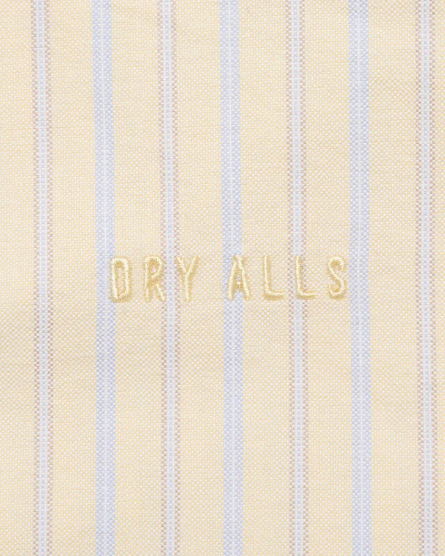 Human Made Stripe Ox B.D Shirt, Yellow - Image 7