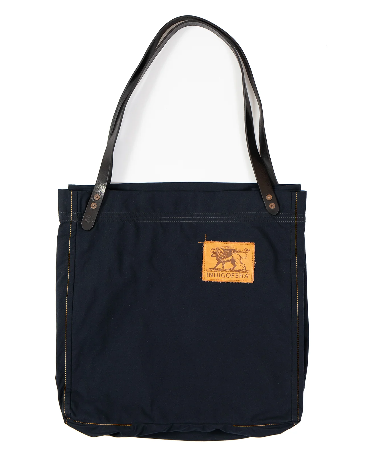 Indigofera Carson Tote Bag, Black Canvas