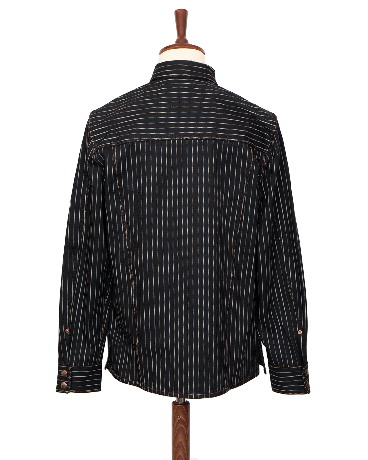 Indigofera Copeland Jacket, Black Wabash Selvage - Image 5