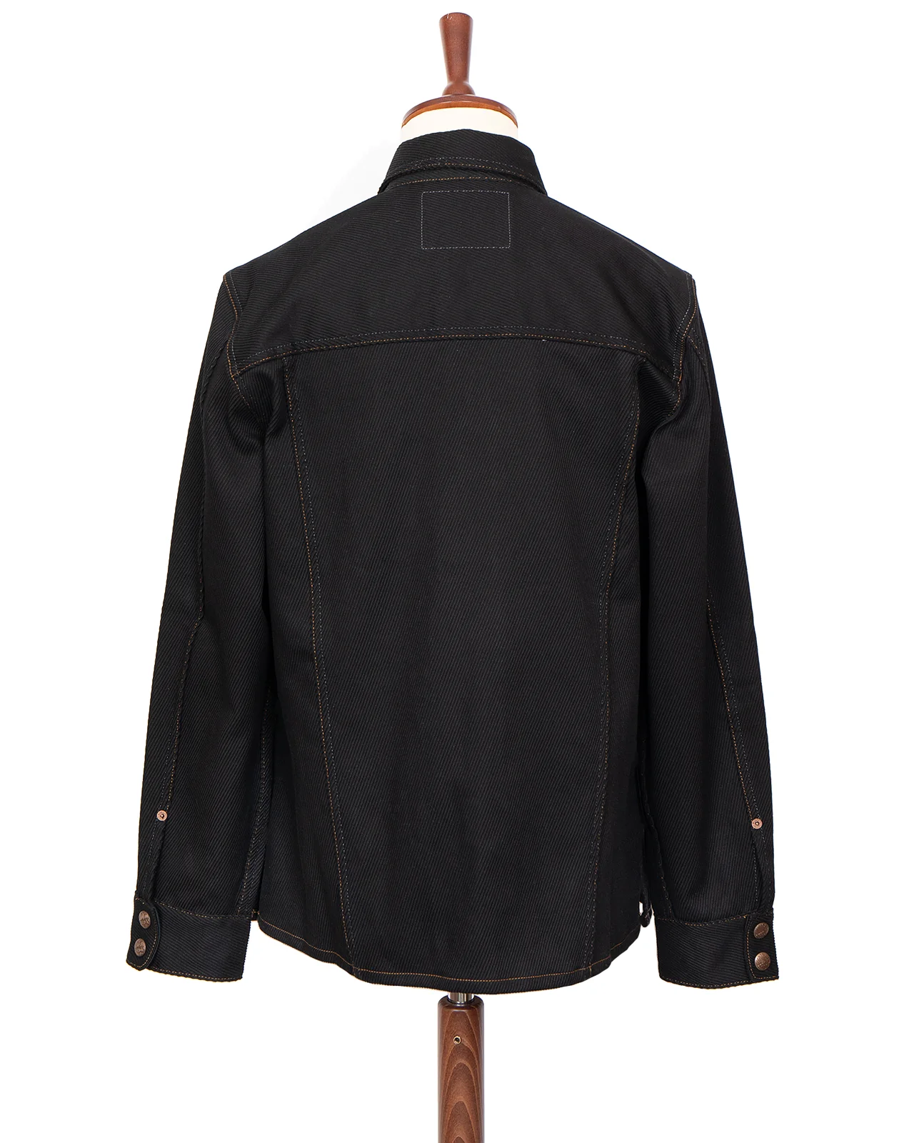 Indigofera Copeland Jacket, Cotton Karsey, Black - Image 5
