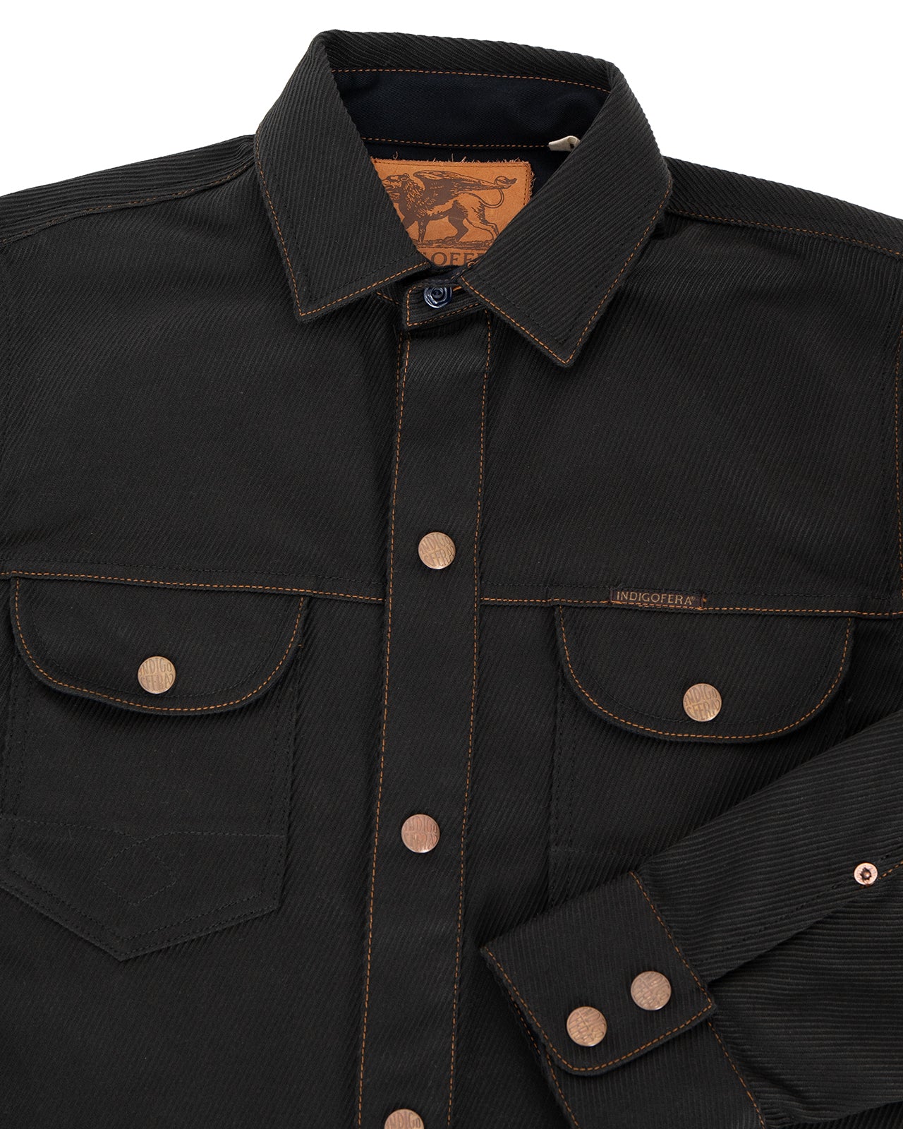Indigofera Copeland Jacket, Cotton Karsey, Gunmetal - Image 2