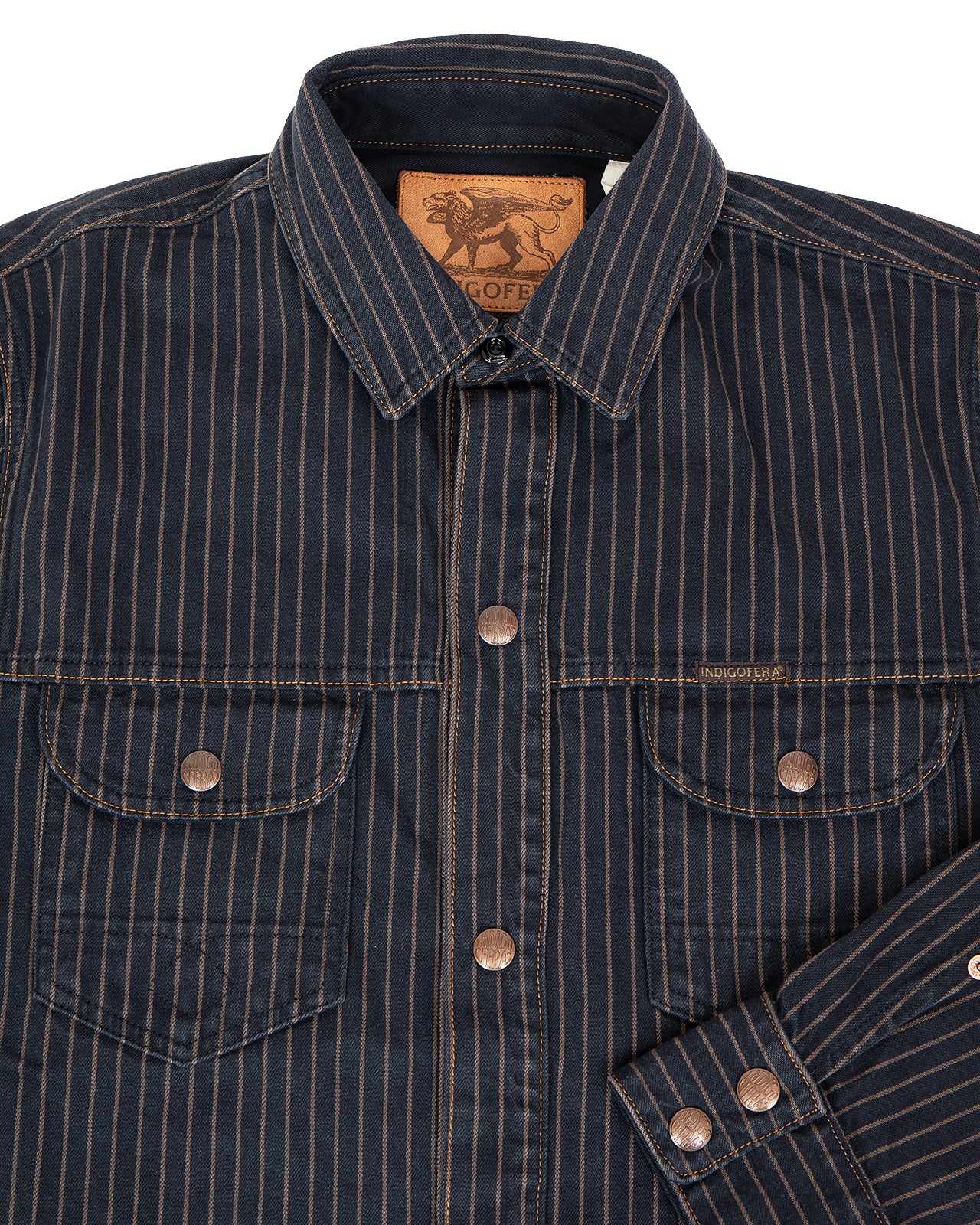 Indigofera Copeland Jacket, Sable Stripe - Image 3