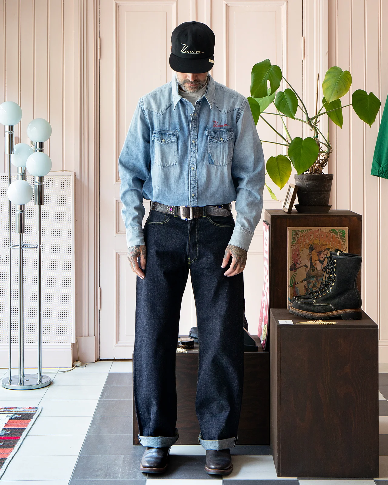 Indigofera Duke Jeans, Overseas Selvage, Soaked - Image 3