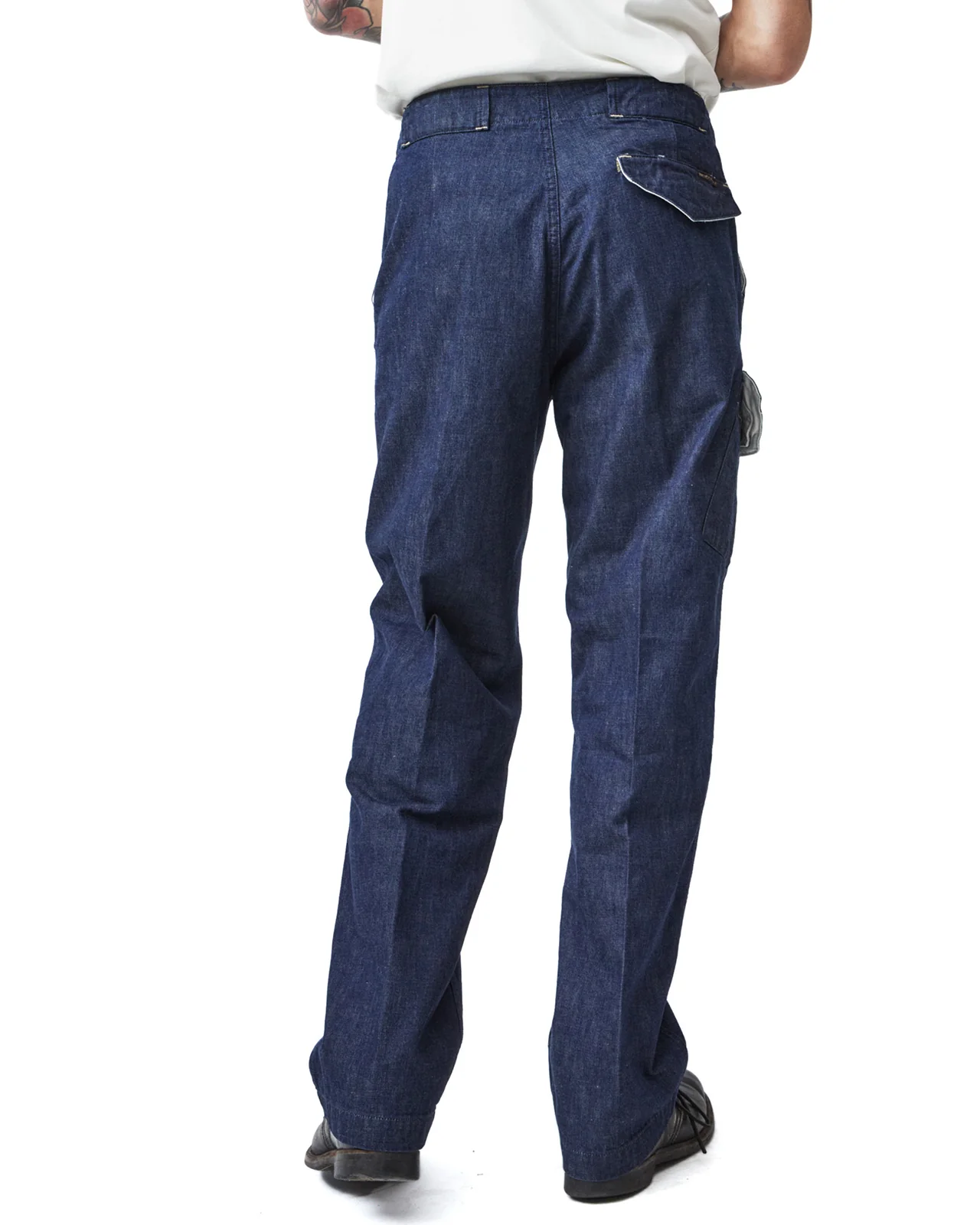 Indigofera Dunton Pants, 40s Navy Denim - Image 5