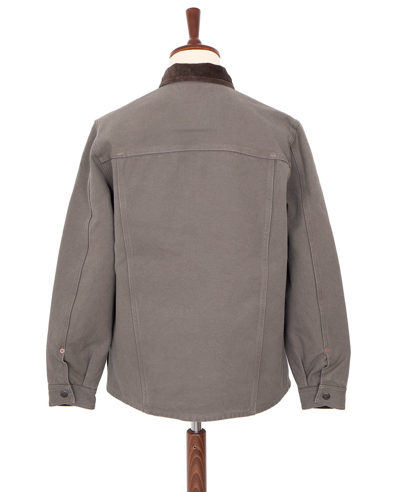 Indigofera Fargo Rider Jacket, Smithson Canvas, Warm Grey - Image 4