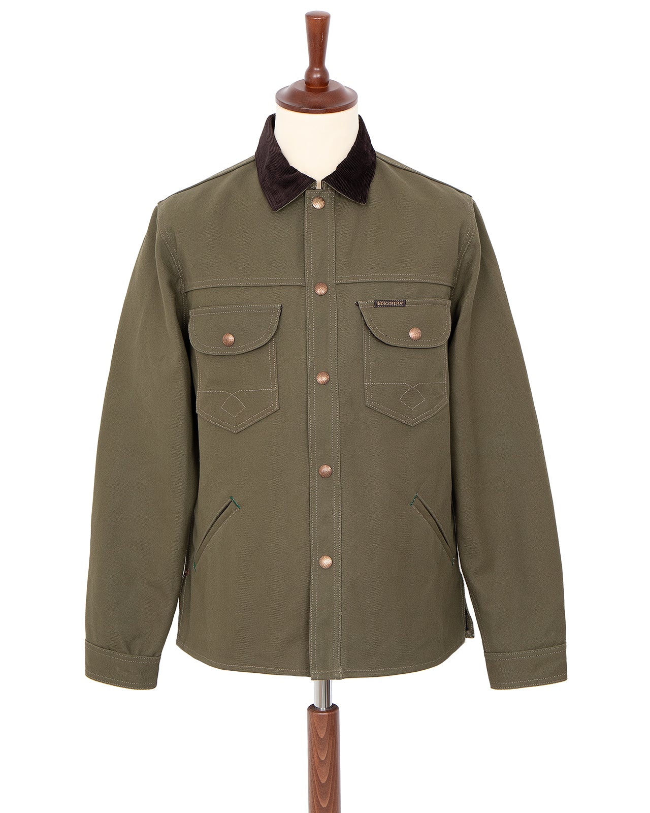 Indigofera Fargo Rider Jacket, Smithson Moss Green