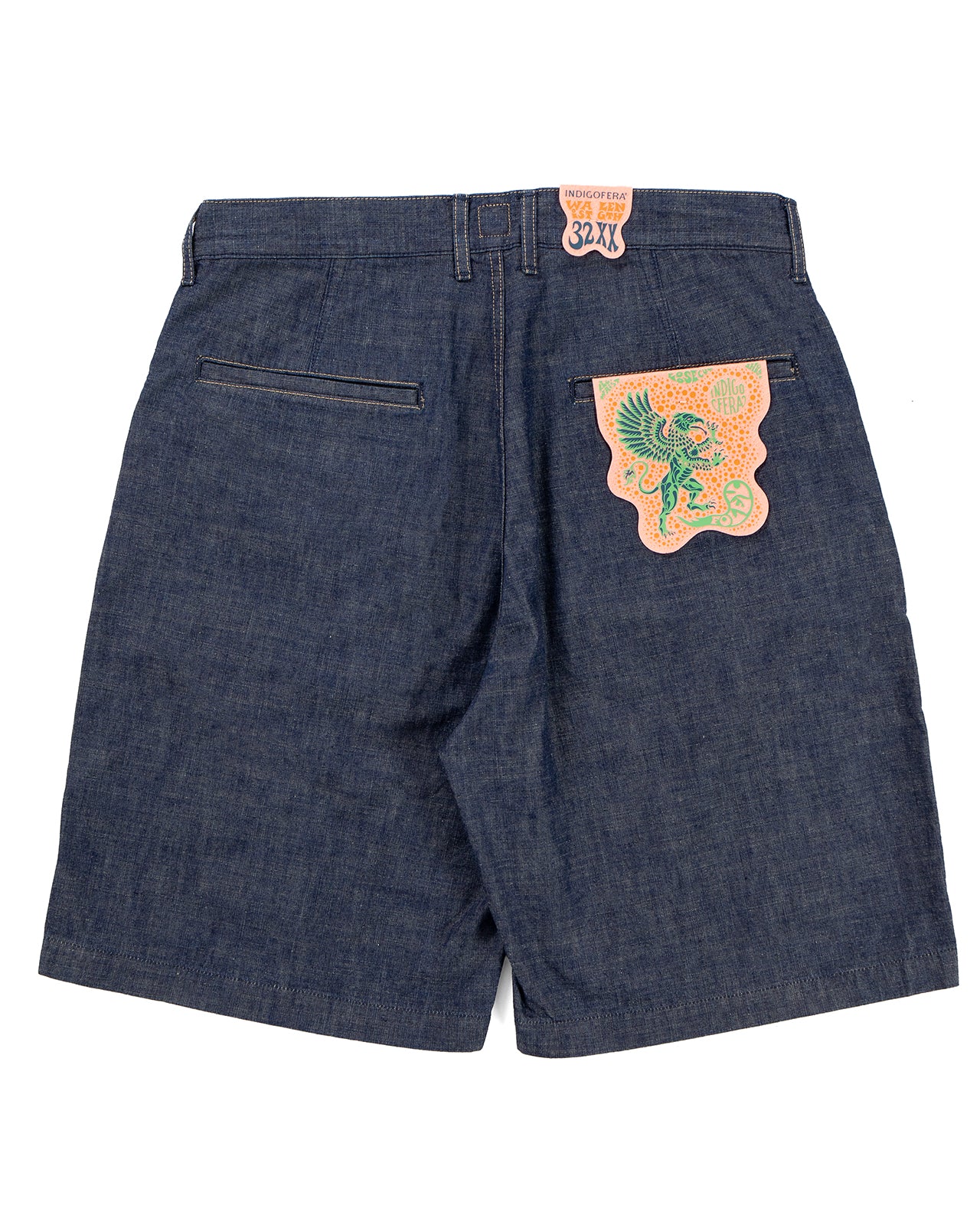 Indigofera Foley Shorts, Military Chambray, Soaked - Image 4