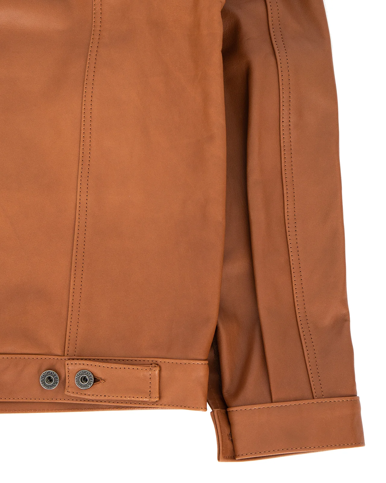 Indigofera Grant Jacket, Cognac Leather - Image 3