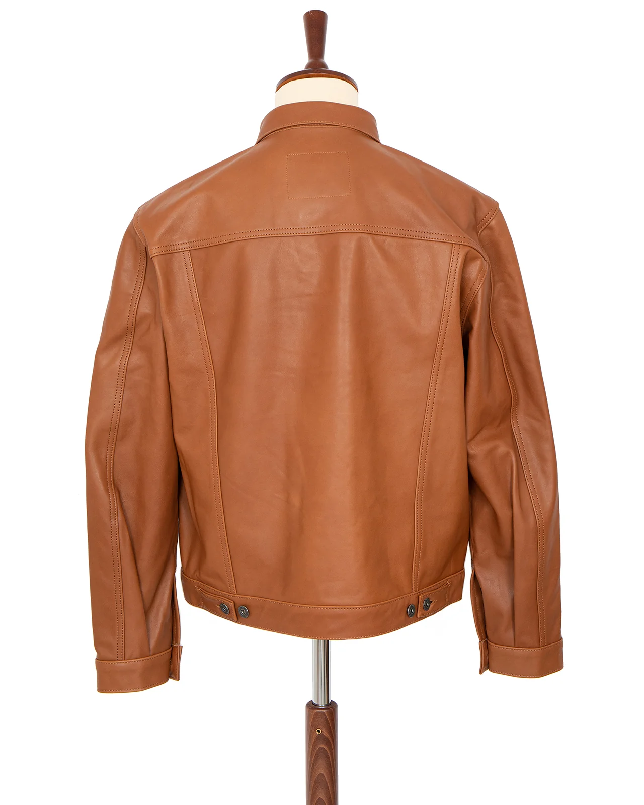 Indigofera Grant Jacket, Cognac Leather - Image 5