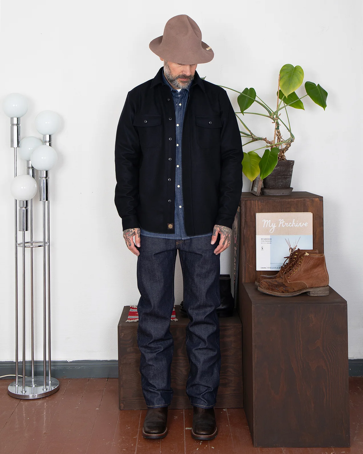 Indigofera Iconic Shirt, Dark Navy - Image 2