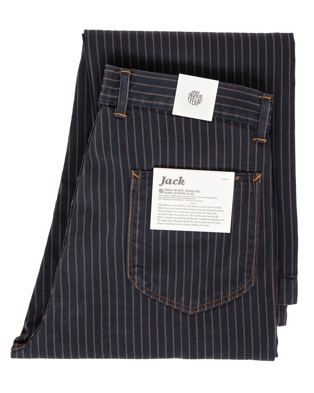 Indigofera Jack Pants, Sable Stripe - Image 5