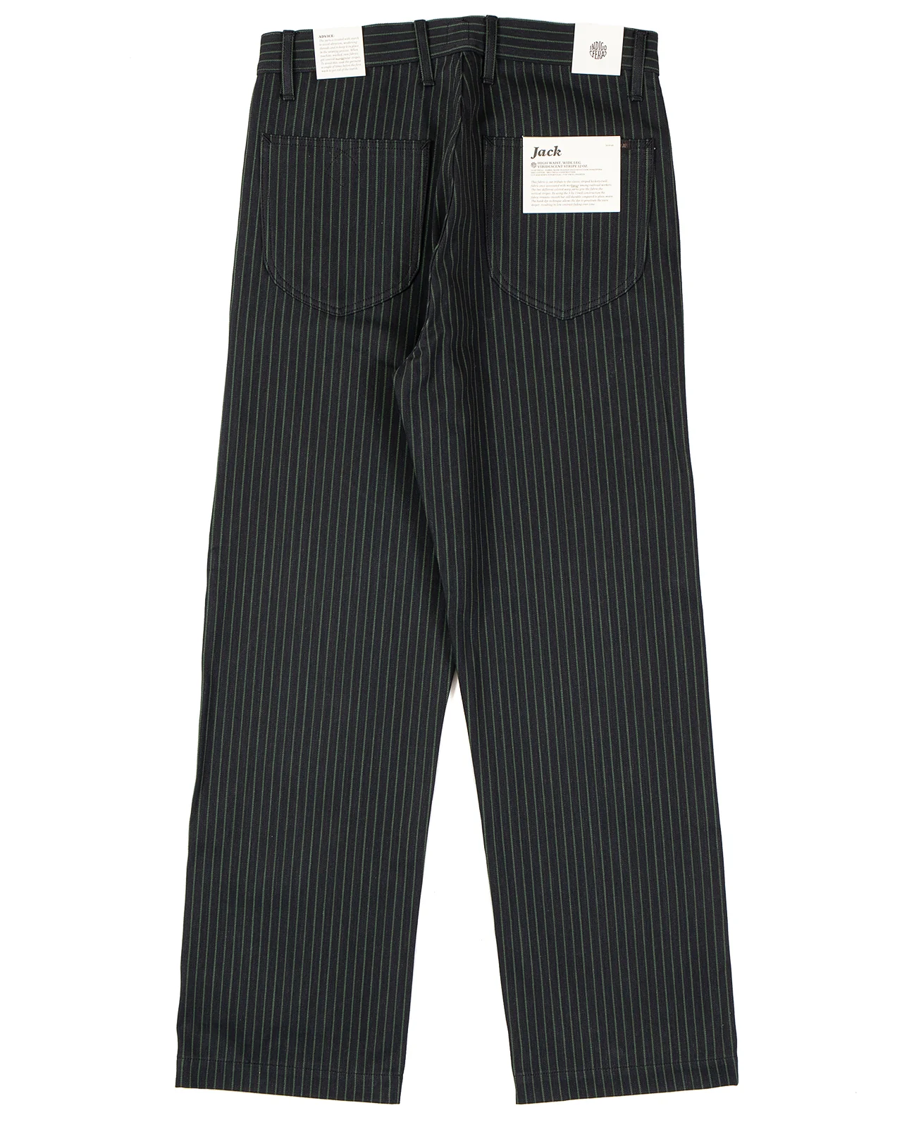 Indigofera Jack Pants, Viridecent Stripe - Image 2