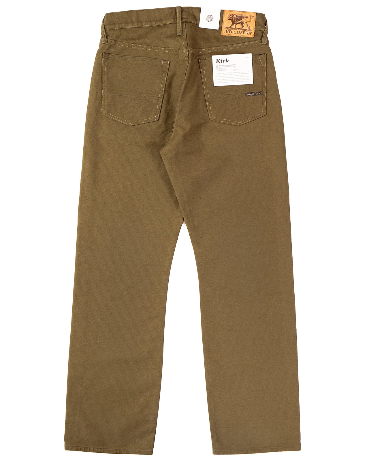 Indigofera Kirk Pants, Bedford Dark Olive - Image 3