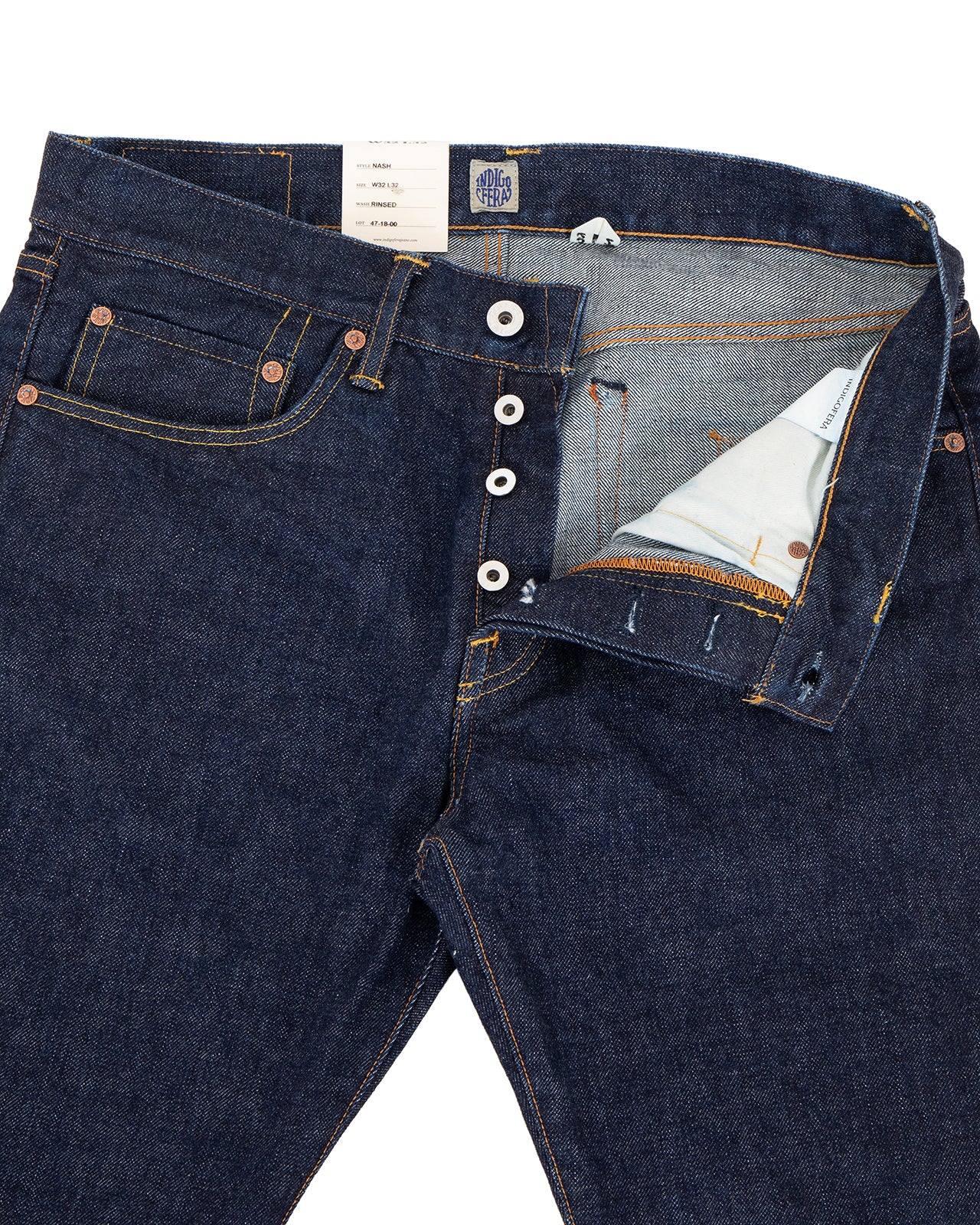 Indigofera Nash Jeans, Shiroyama Rinse - Image 3