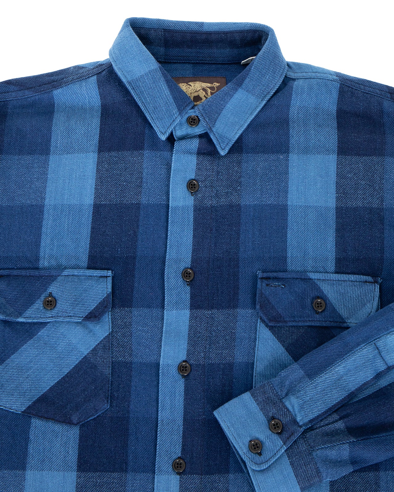 Indigofera Norris Shirt, Triple Indigo - Image 3