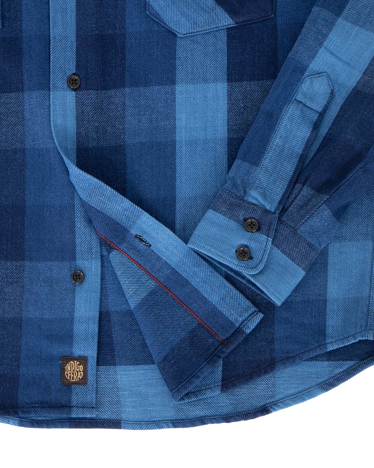 Indigofera Norris Shirt, Triple Indigo - Image 4
