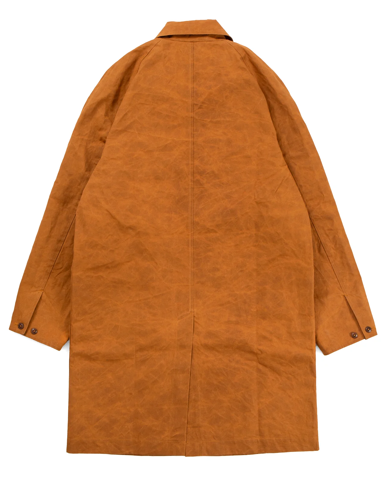 Indigofera Raven Coat, Coated Cotton Twill, Brown - Image 3
