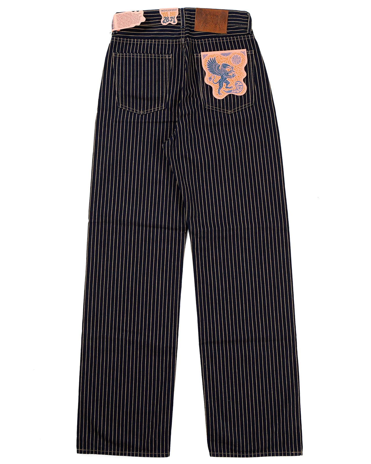 Indigofera Roslyn Jeans, Single Stripe Indigo - Image 2