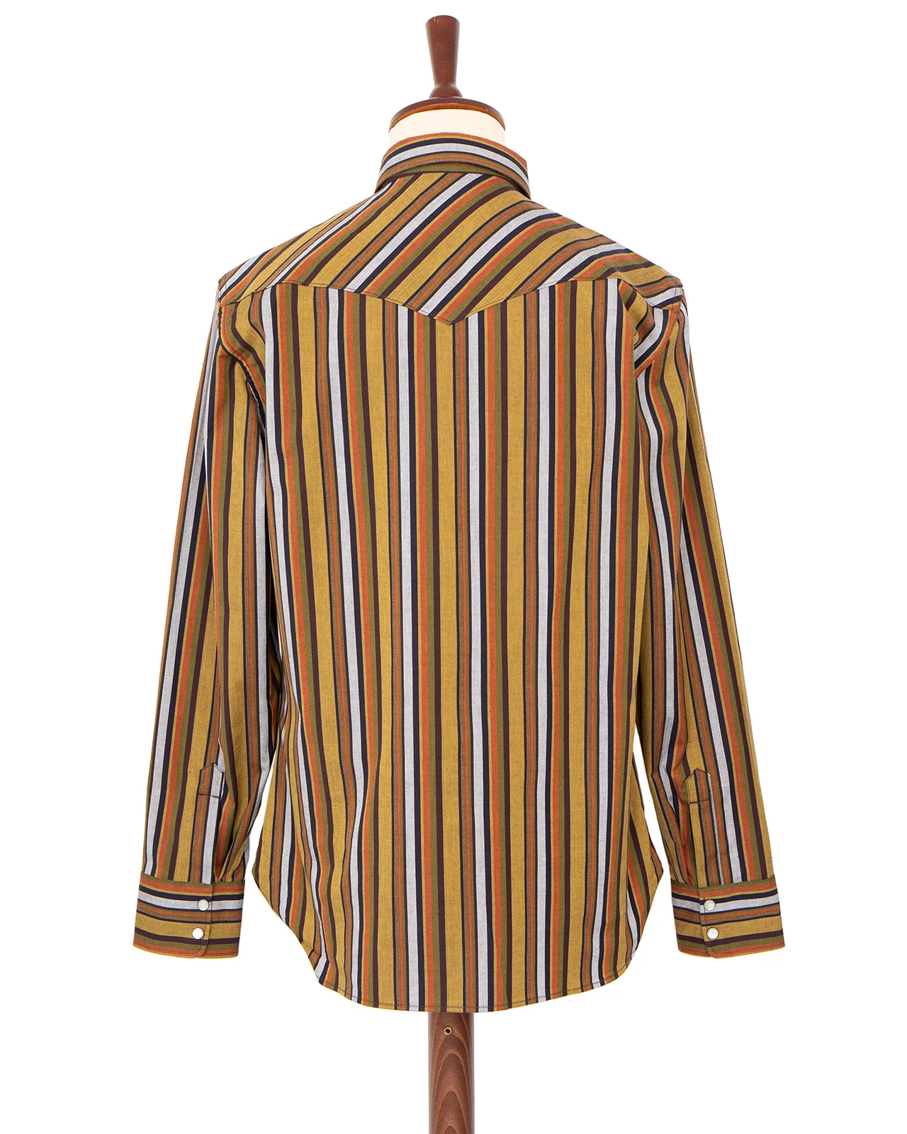 Indigofera Sideras Shirt, Cotton Stripe, Multicolor - Image 4