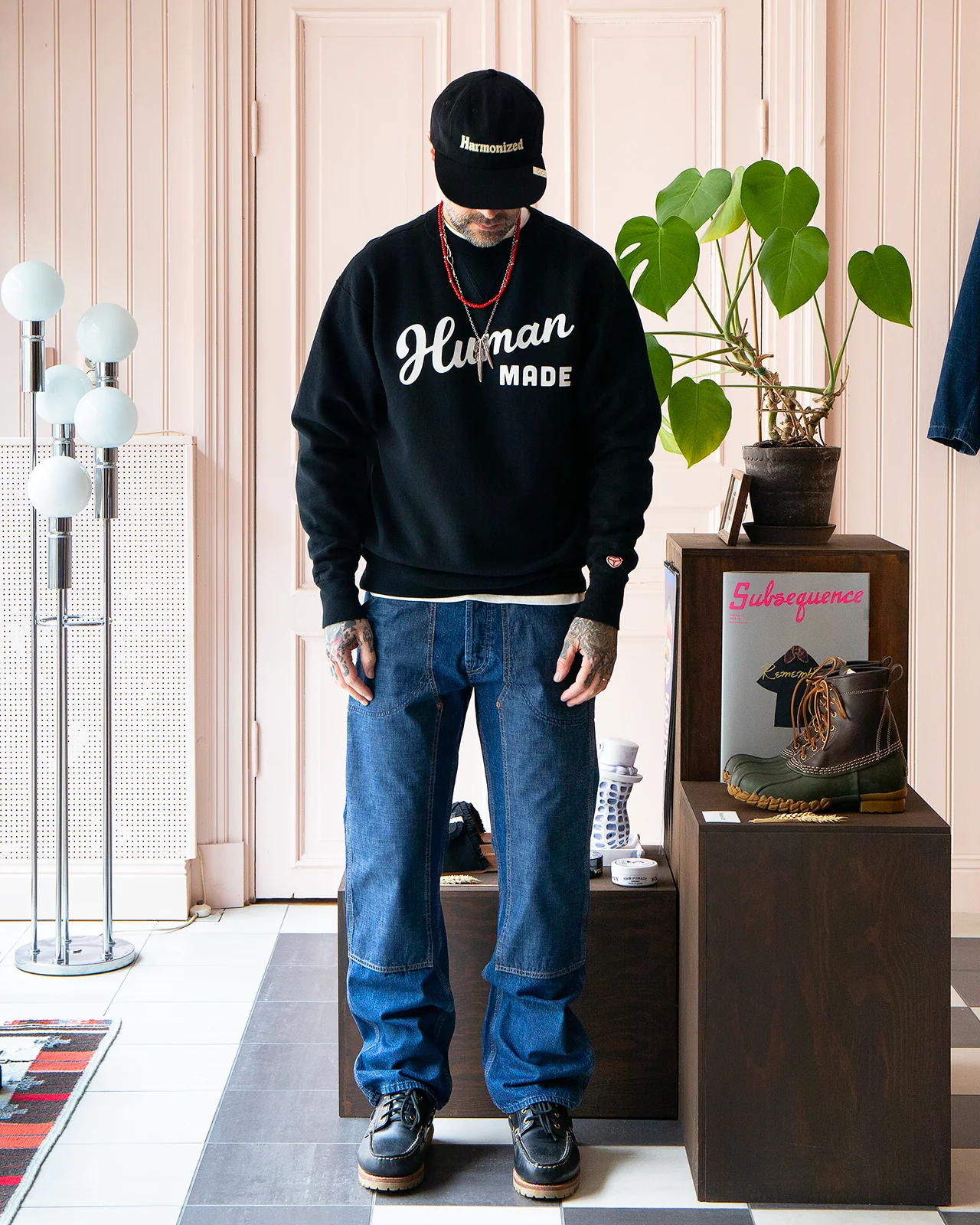 Indigofera Wendell Pants, Military Chambray / Neppy Workers - Image 2