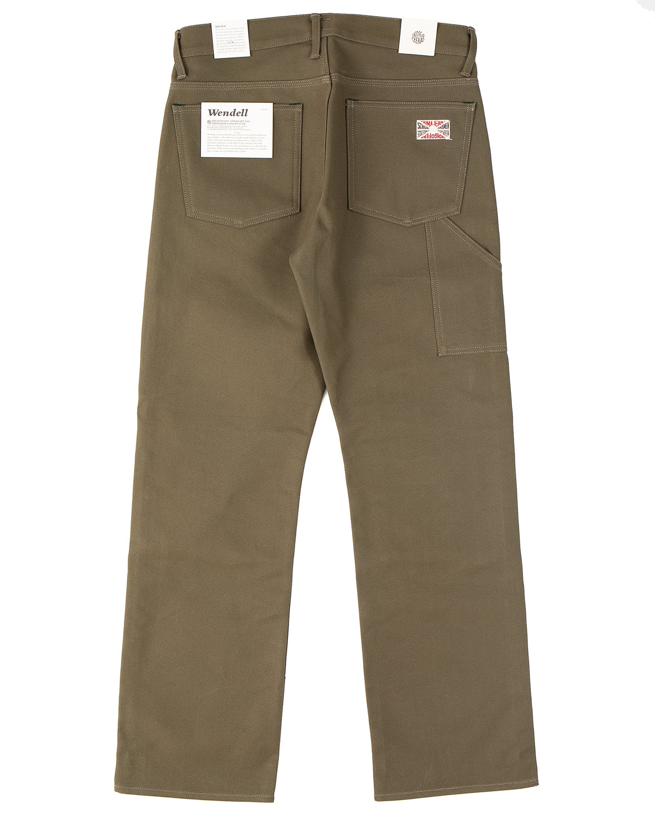 Indigofera Wendell Pants, Smithson Canvas, Desert Moss - Image 2