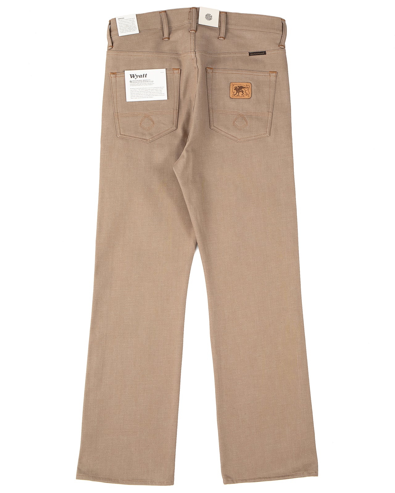 Indigofera Wyatt Jeans, Khaki Dusk Denim - Image 3