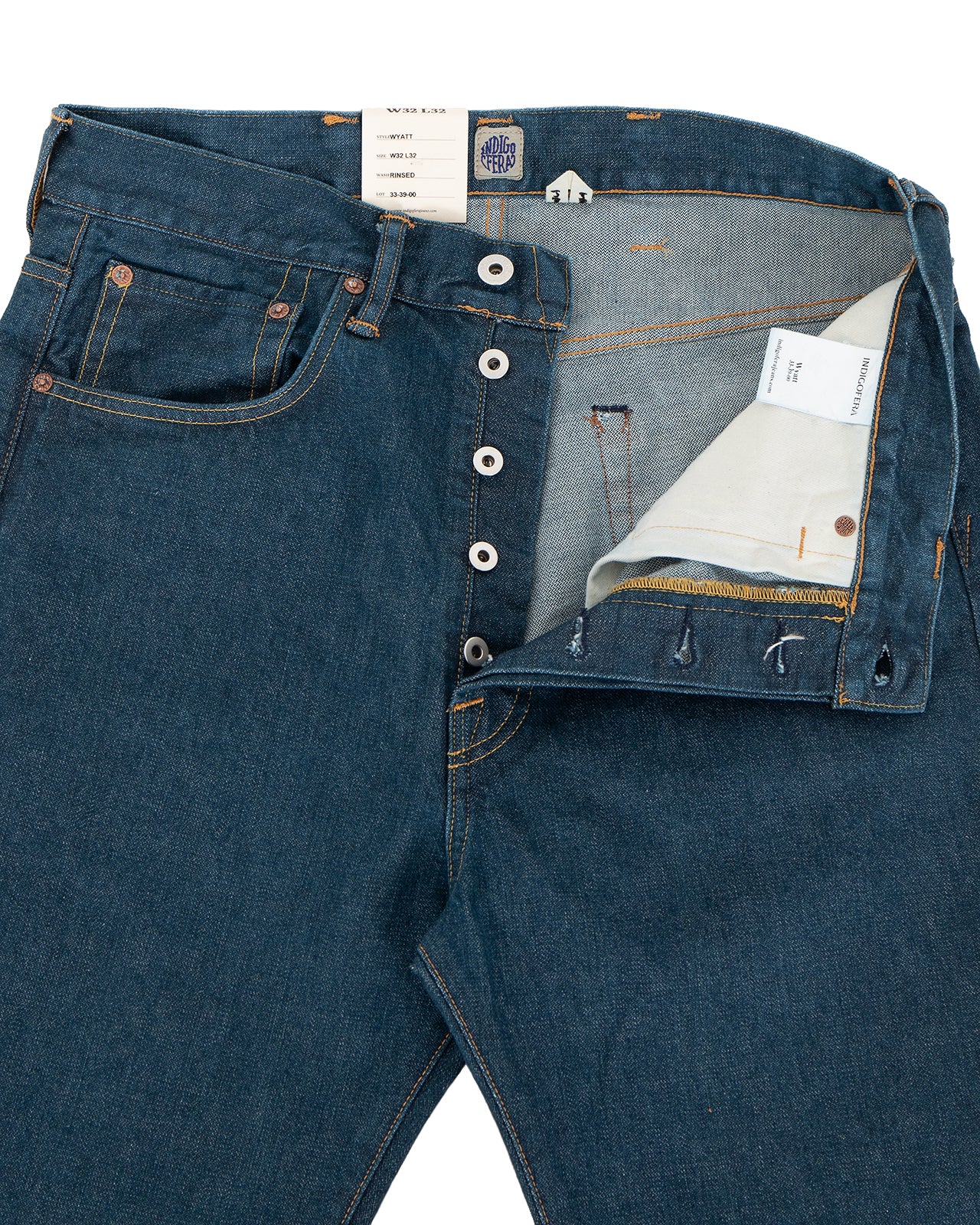 Indigofera Wyatt Jeans, Stampede Broken Twill - Image 4