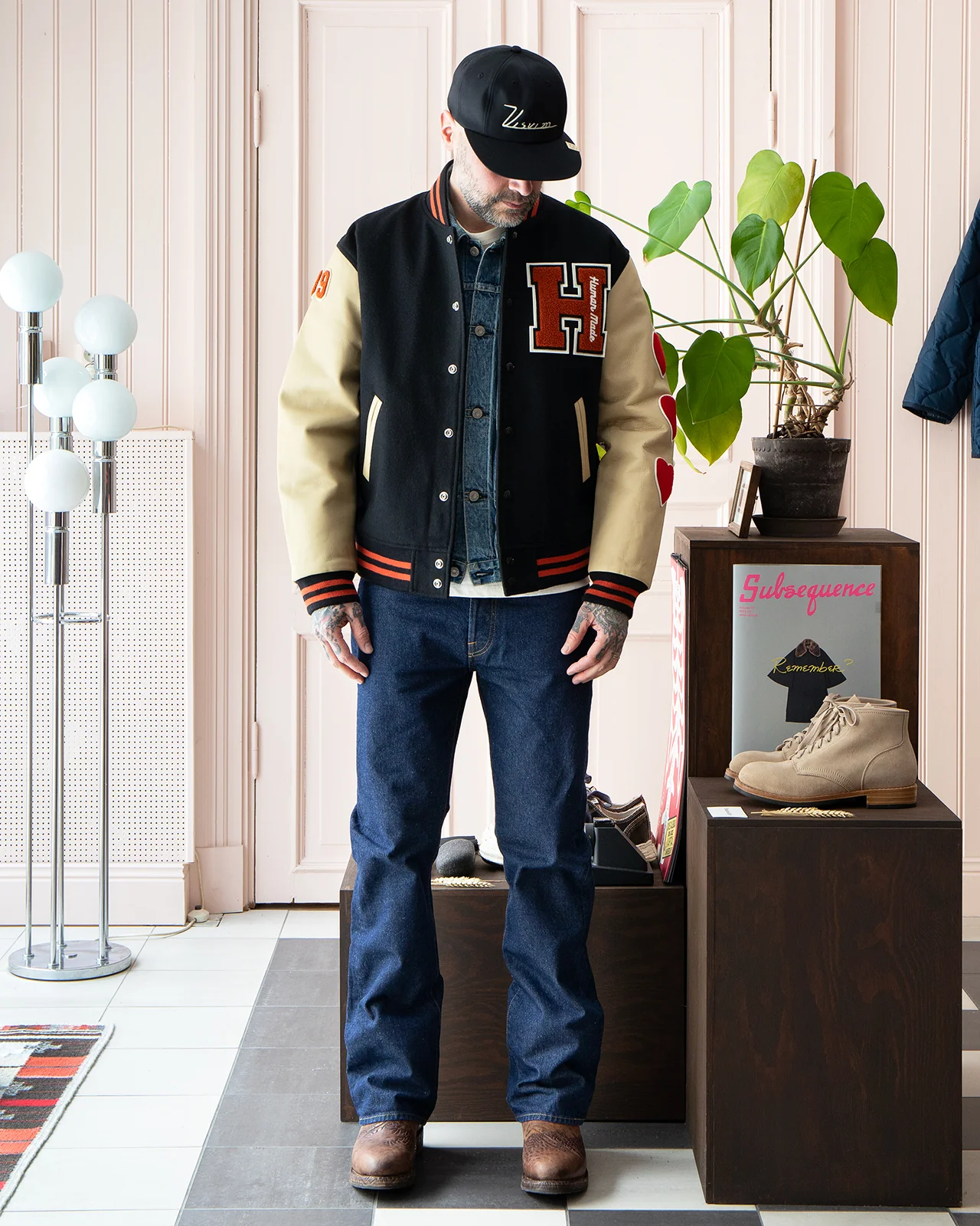 Indigofera Wyatt Jeans, Uneven Broken Twill Rinsed - Image 2