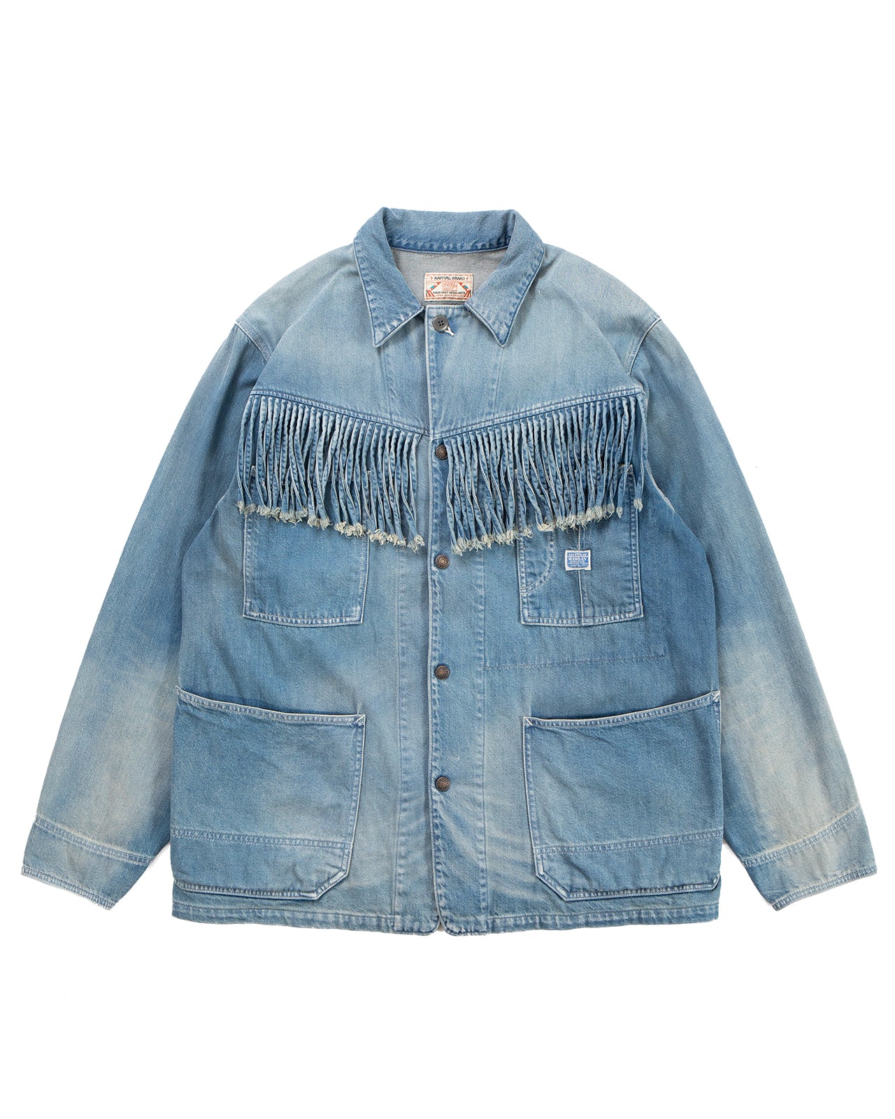 Kapital 11.5oz Denim Fringe Coverall