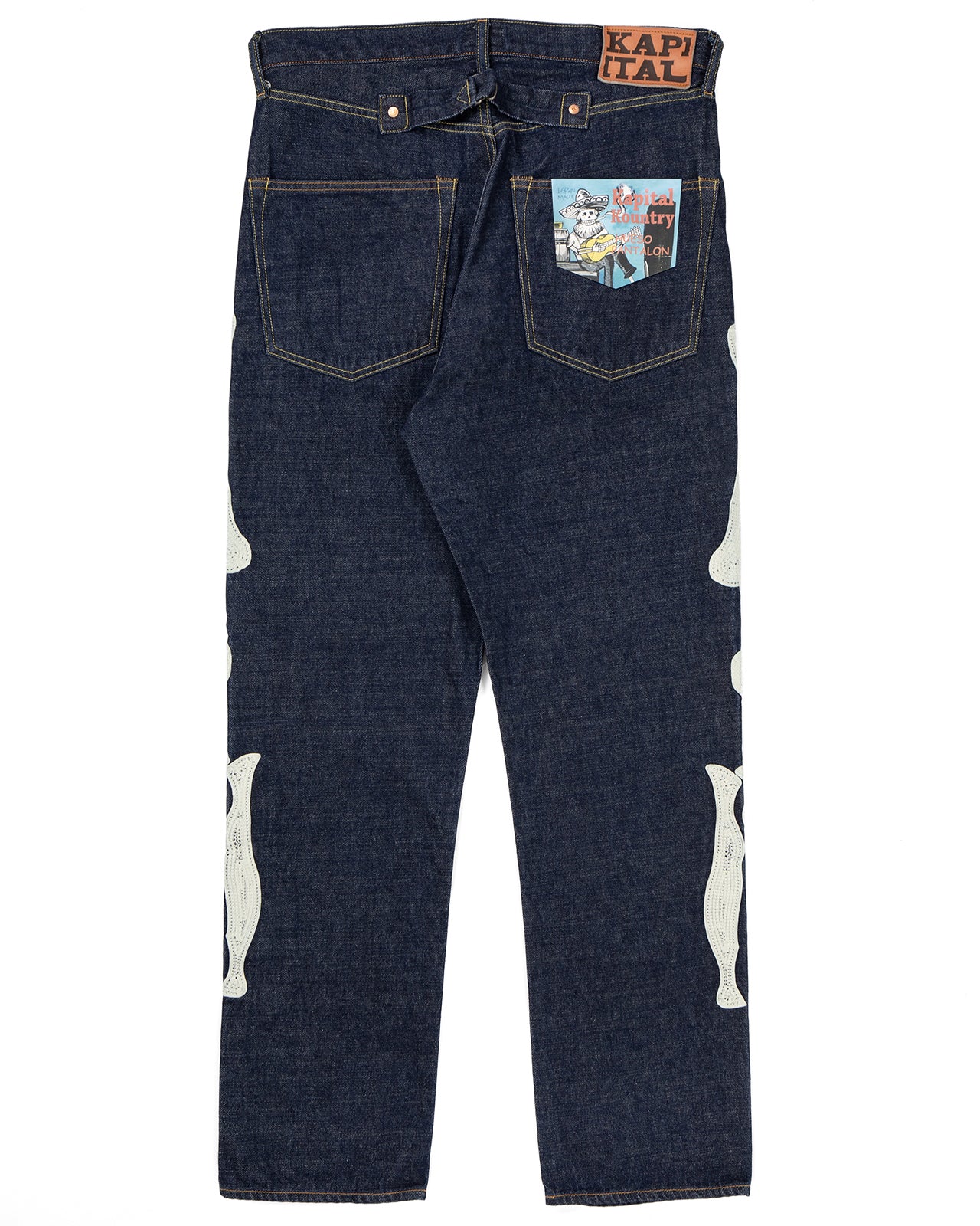 Kapital 12,5oz Denim Mexican Tuxedo 5P Okagilly - Image 3