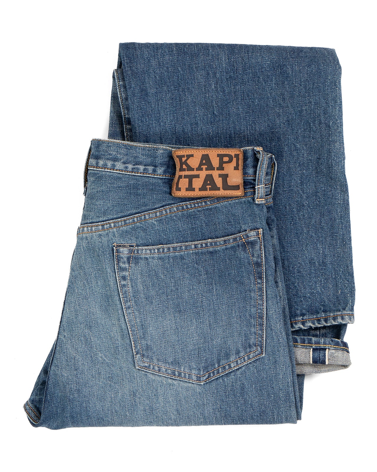 Kapital 13,5oz Zimbabwe Denim 5P Monkey TH, ZIP Version - Image 5