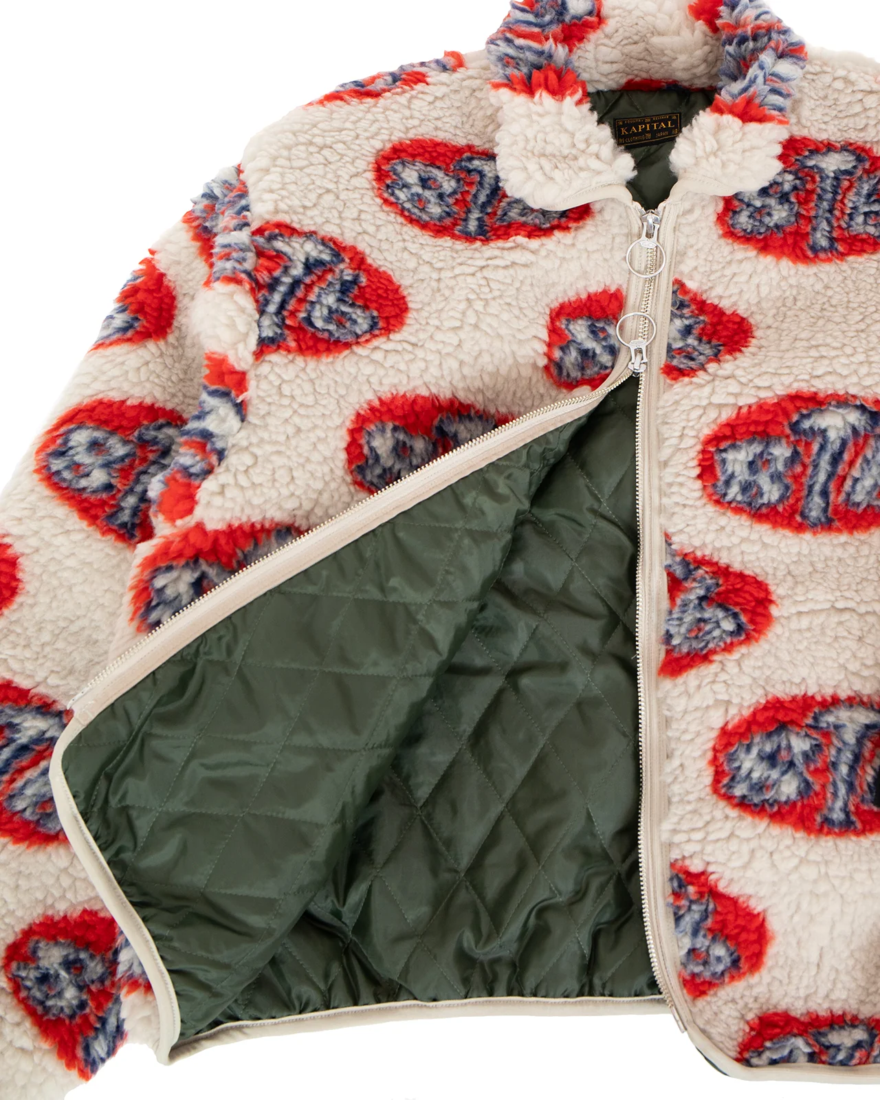 Kapital 8T6 Boa Fleece Drizzler Jacket - Image 5