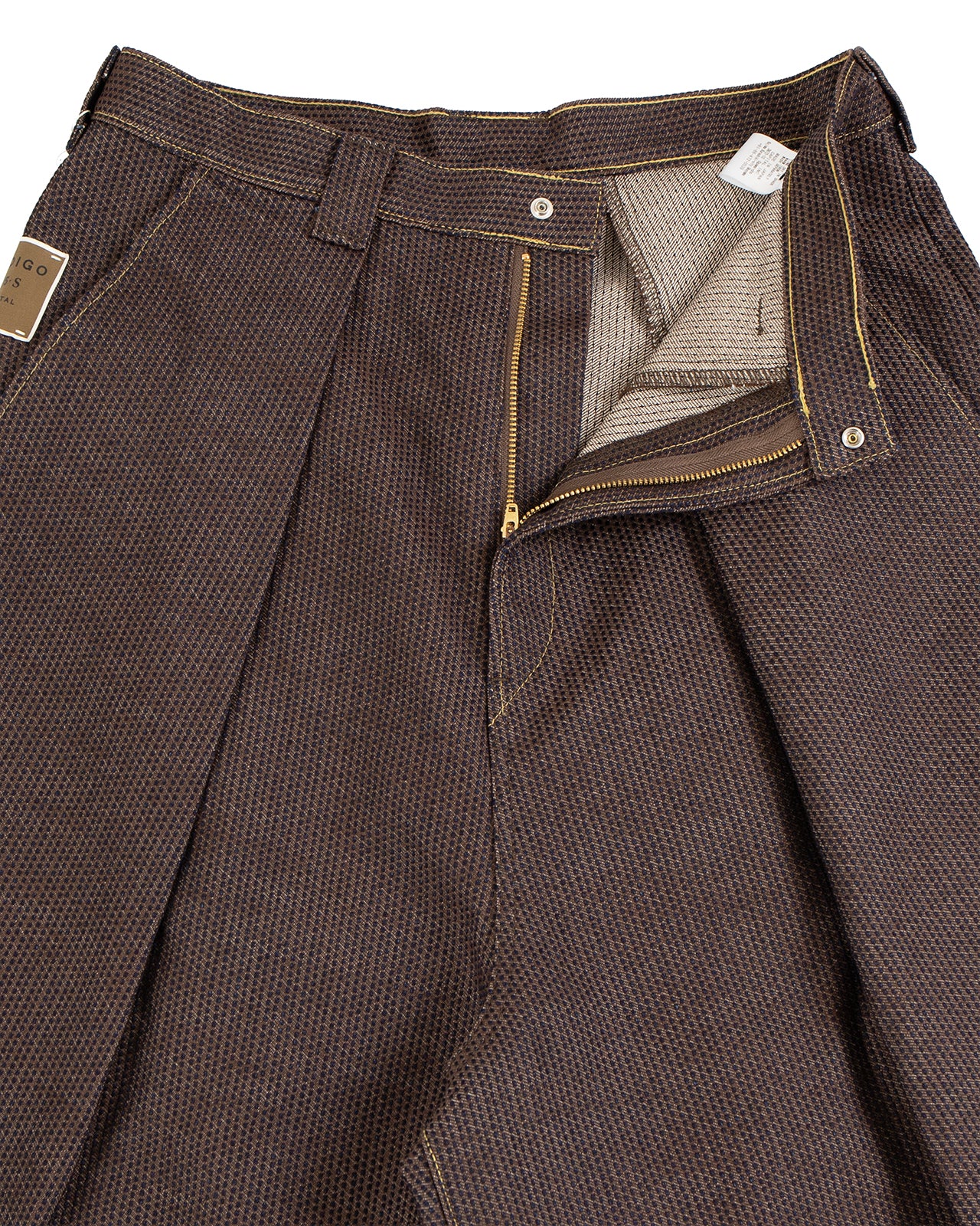 Kapital Century Denim KOME-KOME Jorts (Shallow), No. 5 - Image 5