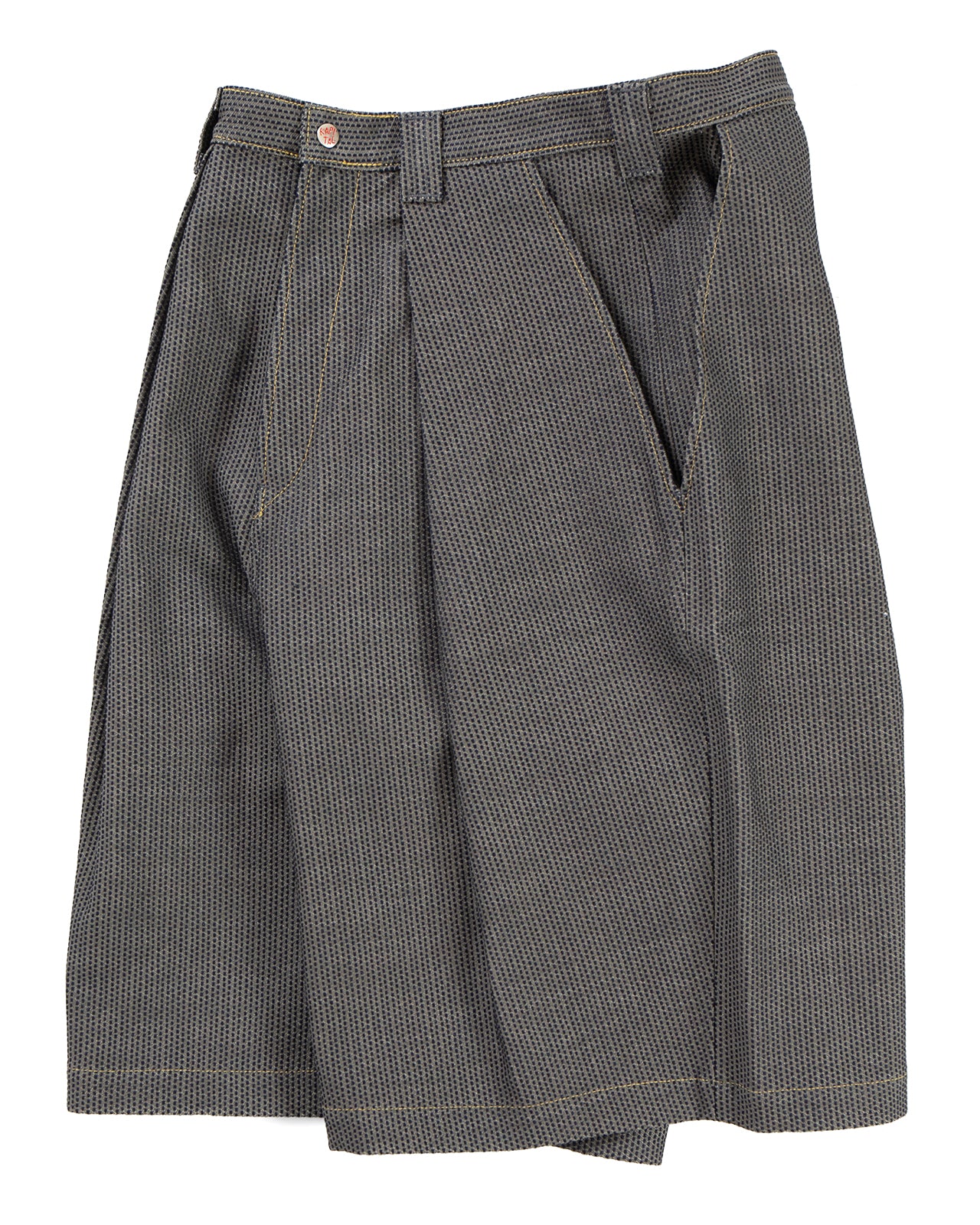 Kapital Century Denim KOME-KOME Jorts (Shallow), No. 7 - Image 3