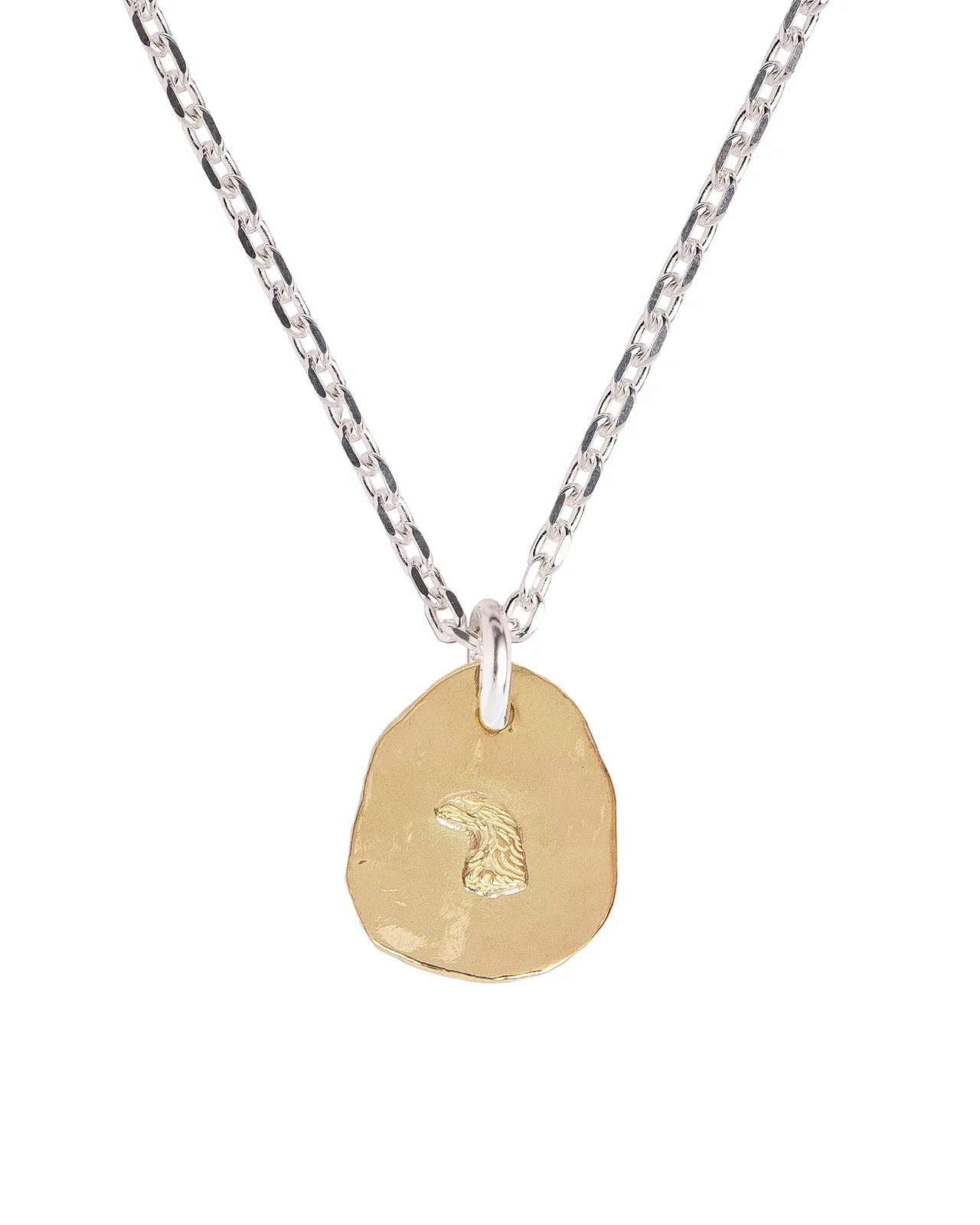 Larry Smith 18K Gold Eagle Head Medal