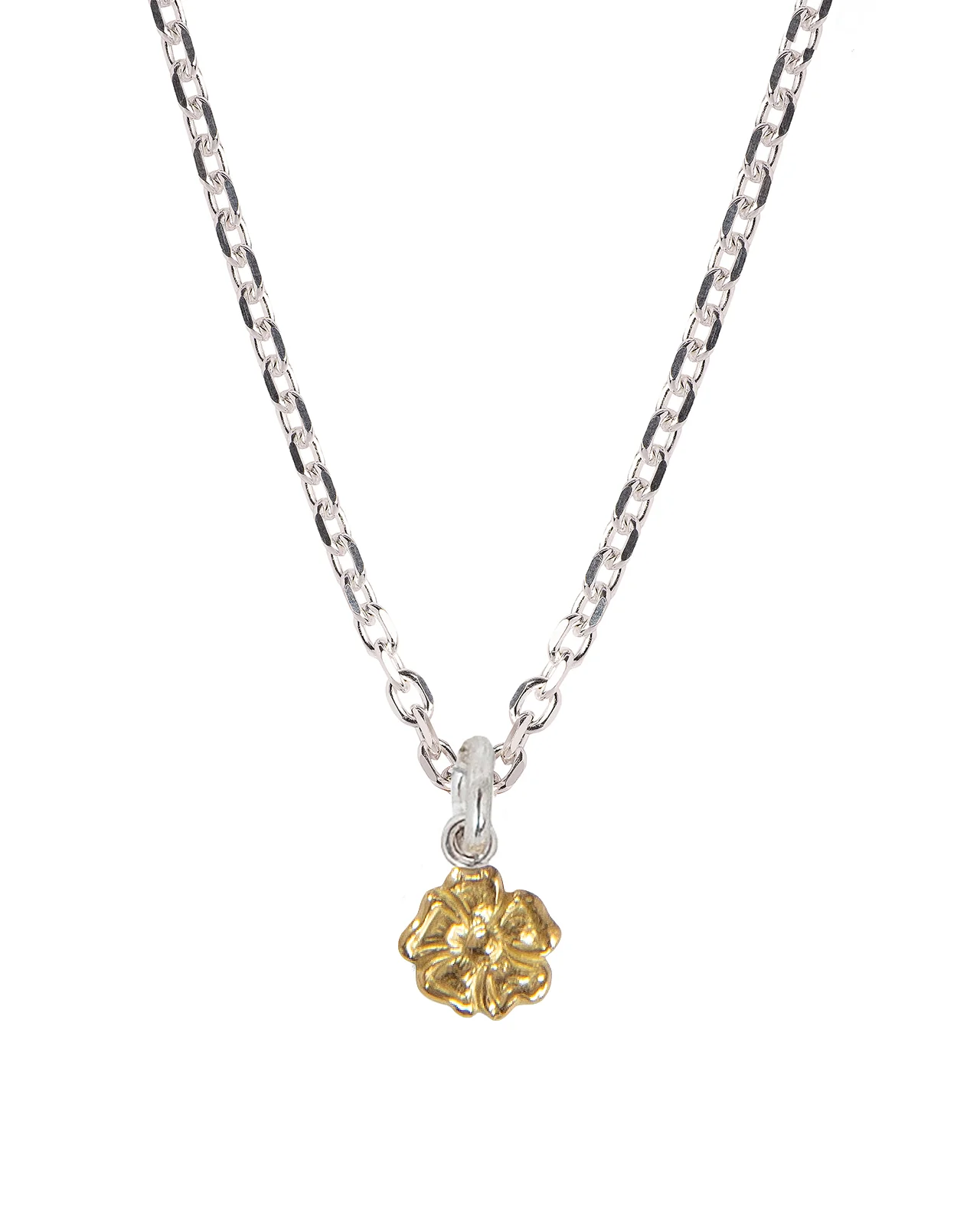 Larry Smith 18K Gold Rose Pendant, Small