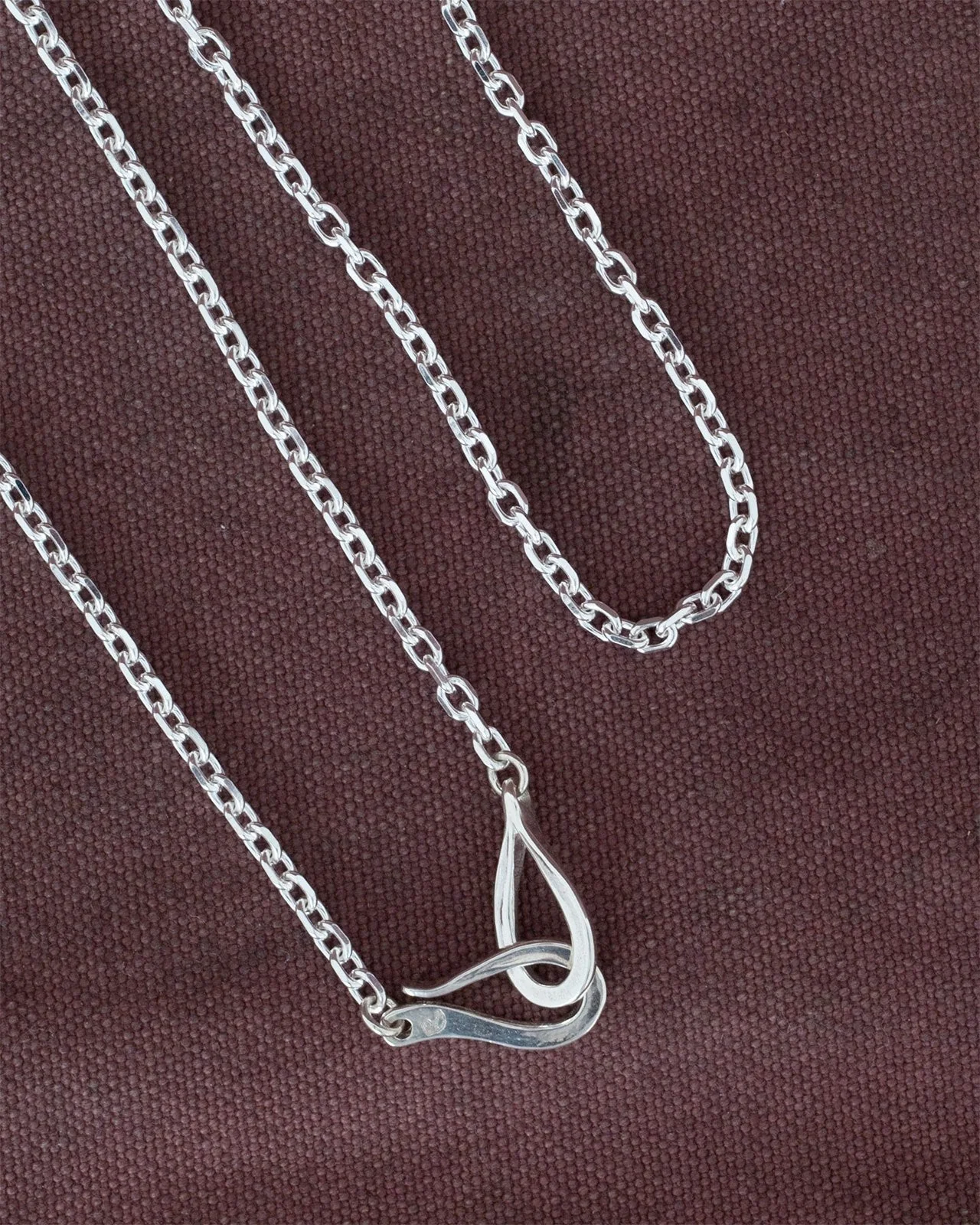Larry Smith Silver Chain, 60cm, Medium - Image 3