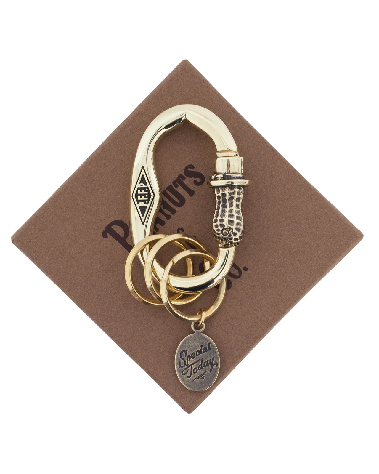 Peanuts & Co, Bero Peanuts Carabiner, Brass - Image 2