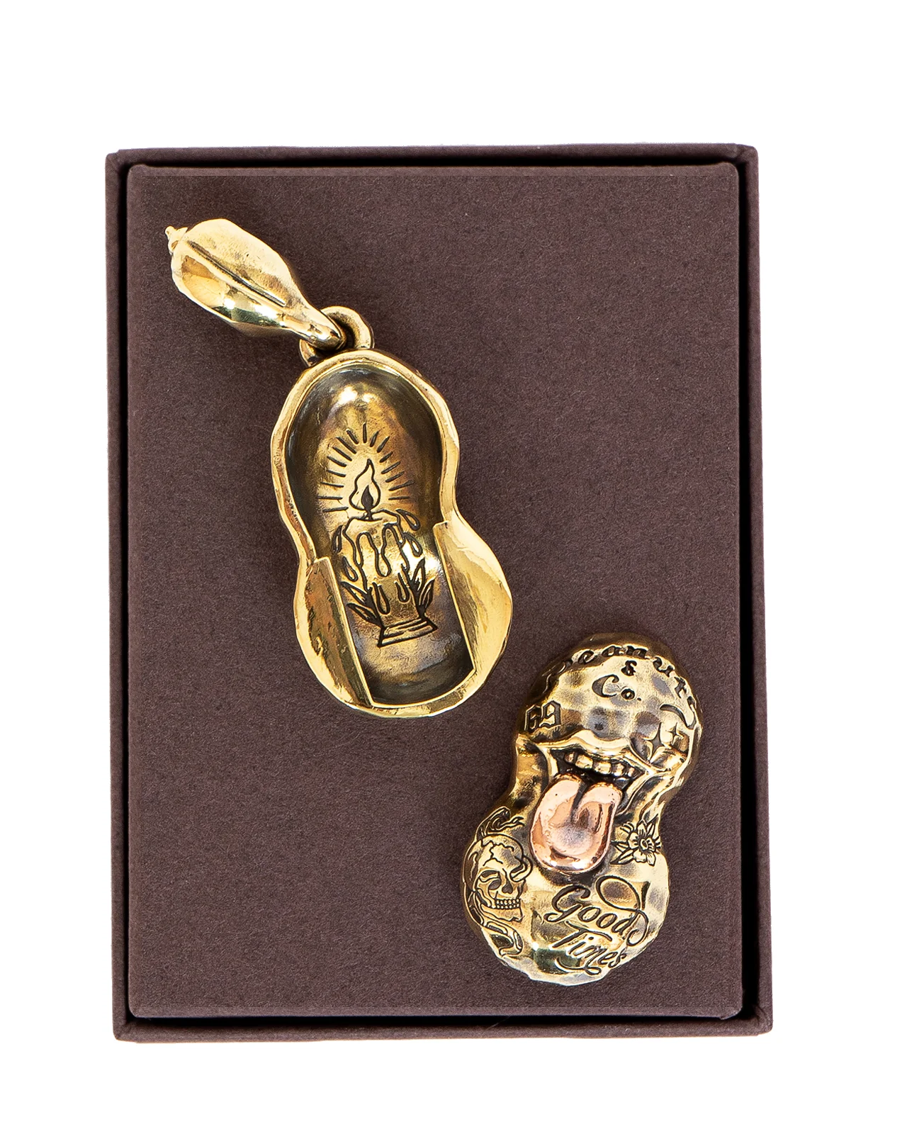 Peanuts & Co Bero Tattoo Peanuts (Slide) Large, Brass × Silver - Image 2