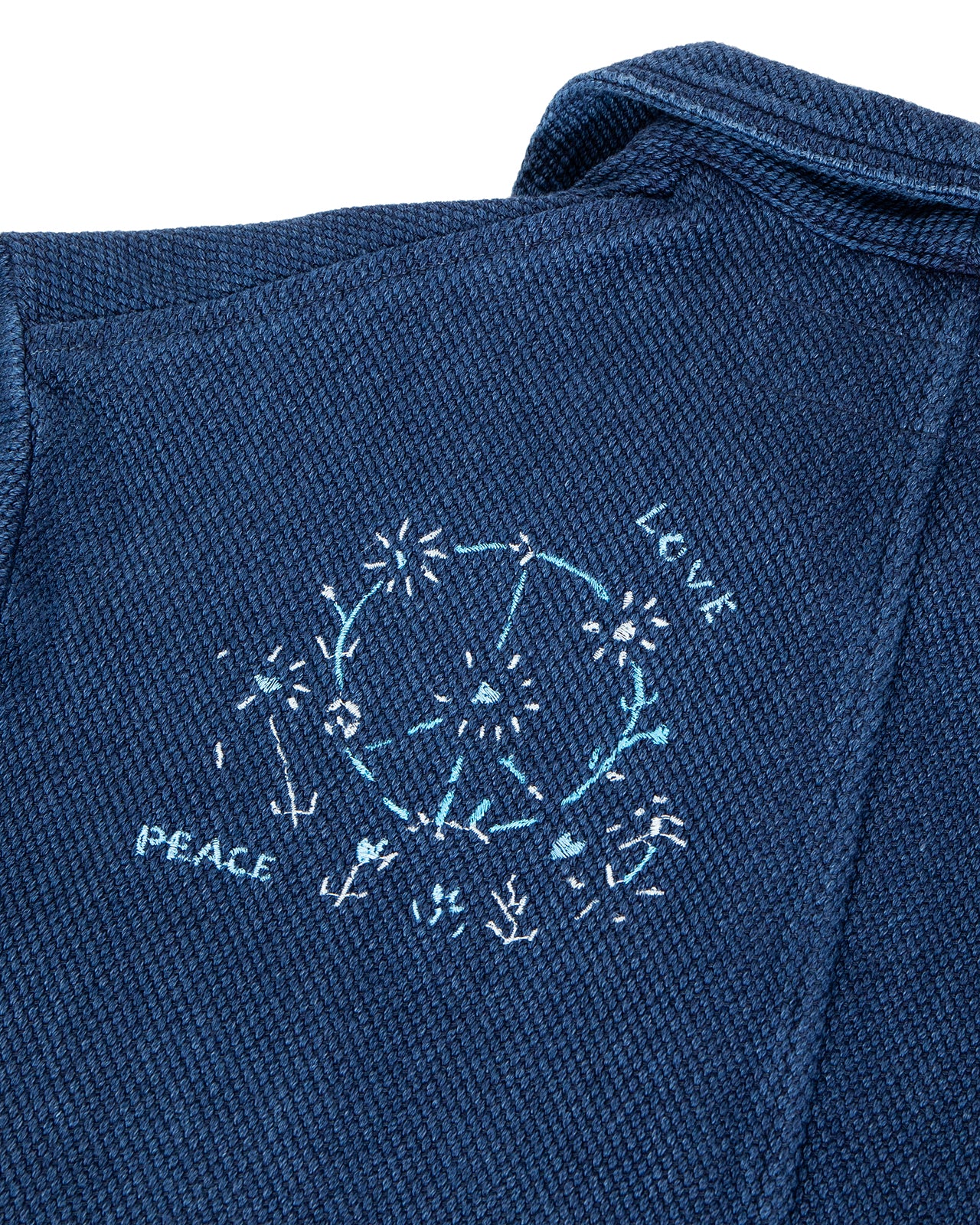 Porter Classic Kendo French Jacket, Embroidery, Blue - Image 6