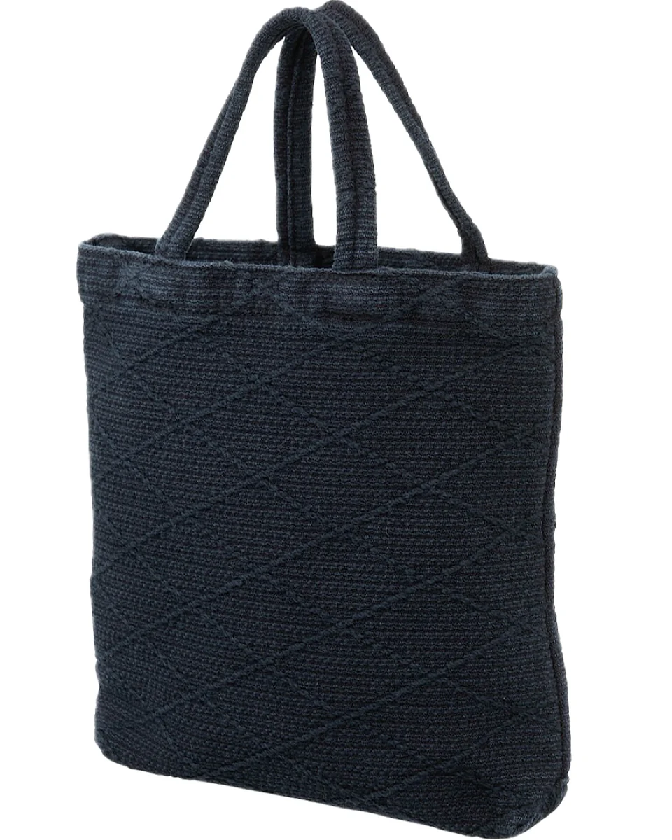 Porter Classic Kendo Mini Tote Bag, Silver Charm, Dark Navy - Image 3