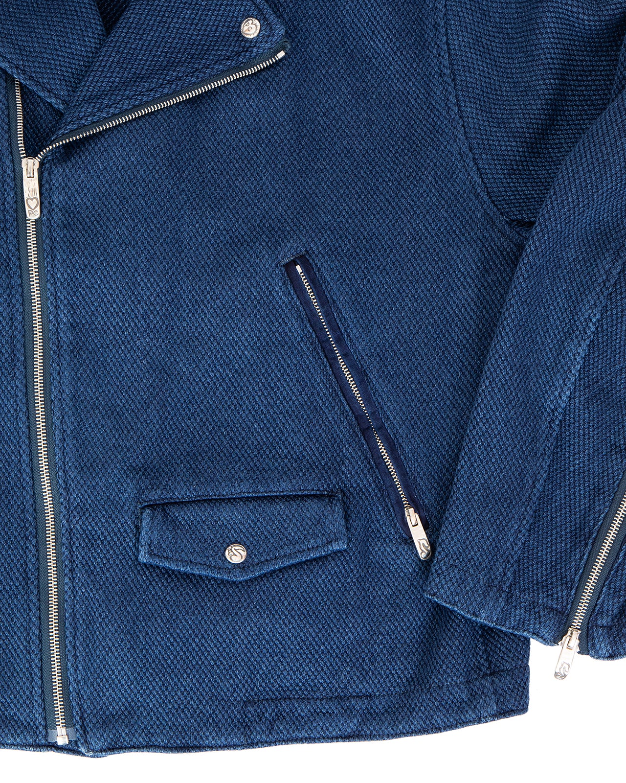 Porter Classic PC Kendo Riders Jacket, Blue - Image 5